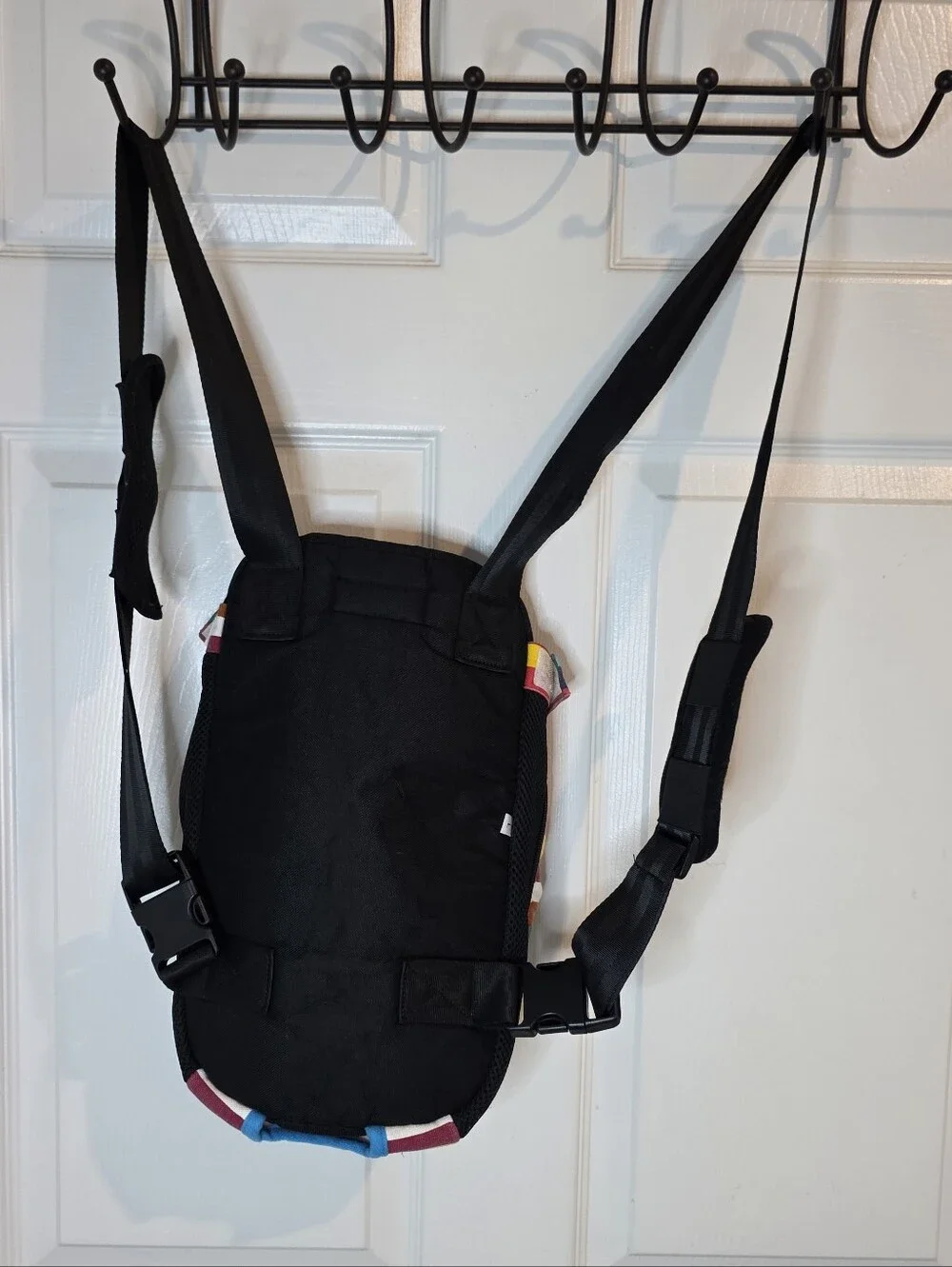 Pawaboo Pet Backpack Carrier with Rainbow Stripes Size Large
